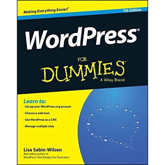 Pre-Owned Wordpress for Dummies (Paperback) 1119088577 9781119088578