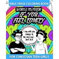 thumbnail image 1 of Words to Color: Bible Verse Coloring Boo Bible Verse Coloring Book for Christian Teen Girls - Words to Color If You Feel Lonely: Inspirational Gift for Teens, (Paperback), 1 of 1