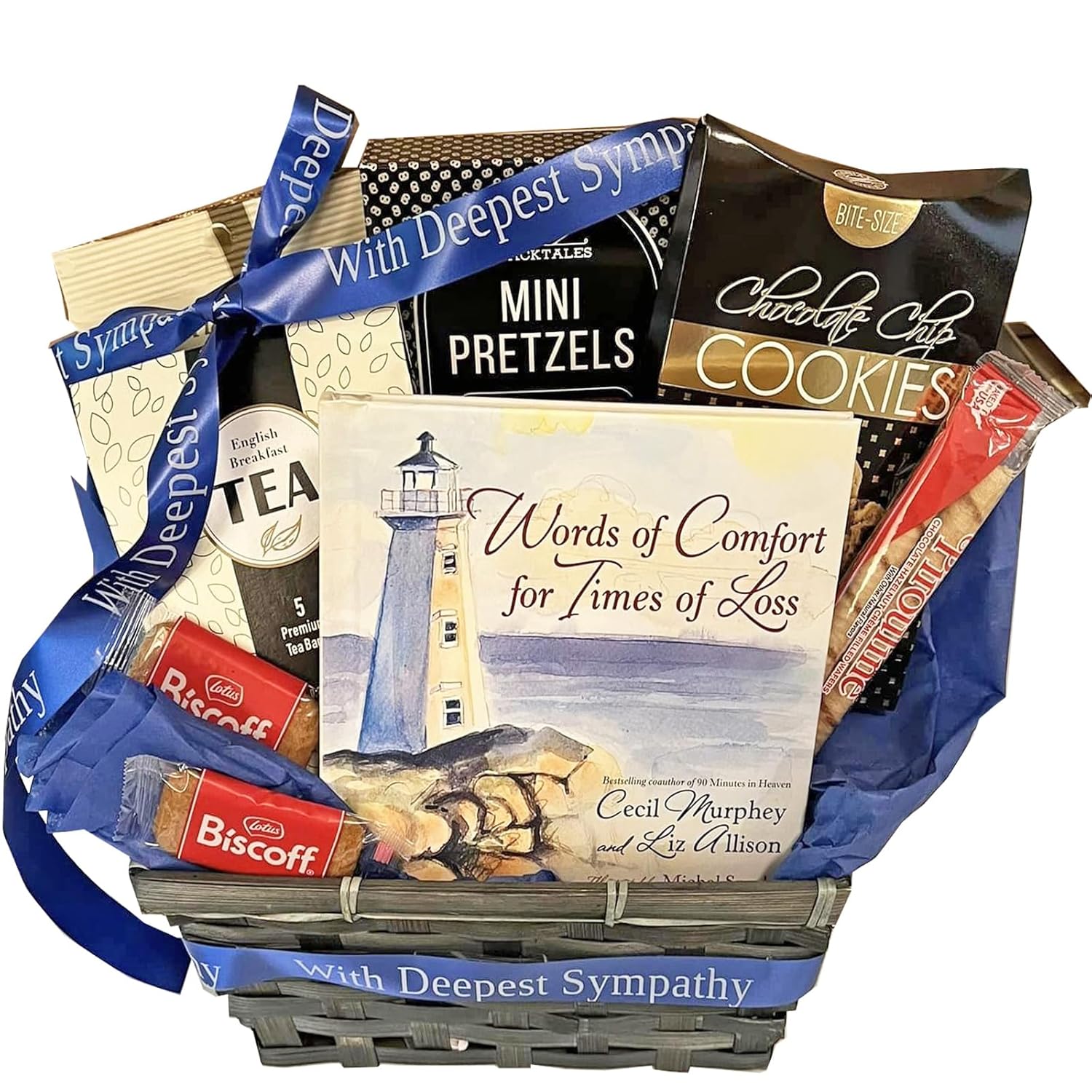 Words of Comfort Christian Sympathy Gift Basket for Loss of Mother