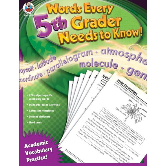 Pre-Owned Words Every Fifth Grader Needs to Know! (Paperback) 0768235553 9780768235555