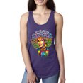thumbnail image 1 of Words Of Character Strong Black Woman Ethnic Ladies Racerback Tank Top, Purple Rush, Large, 1 of 5