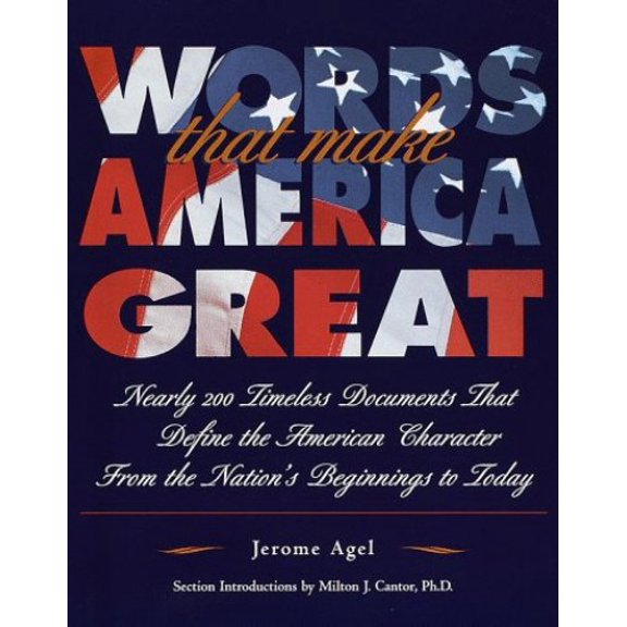 Pre-Owned Words That Make America Great (Paperback) 0375706518 9780375706516