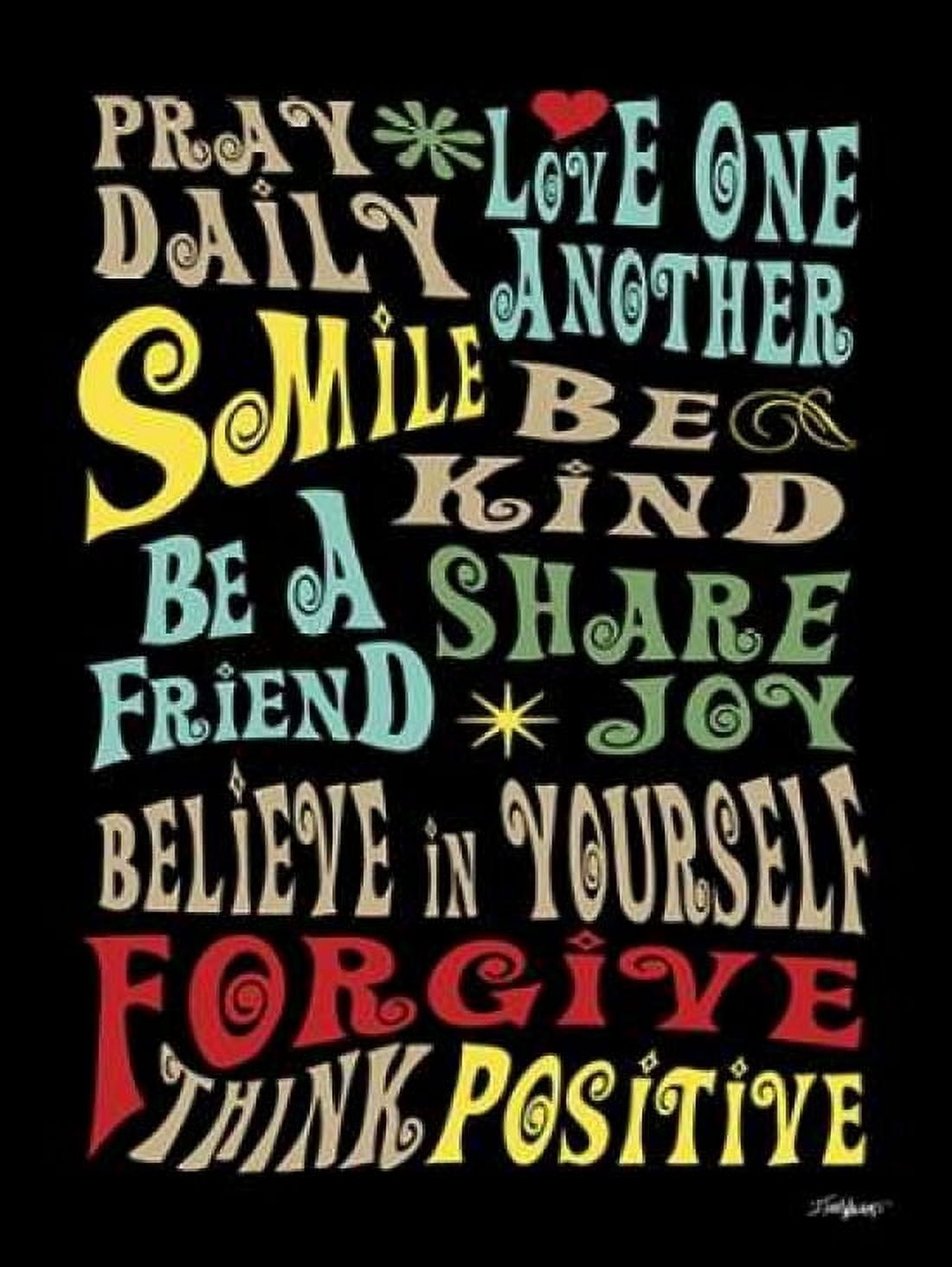 Words to Live By II Canvas Art - Todd Williams (18 x 24)