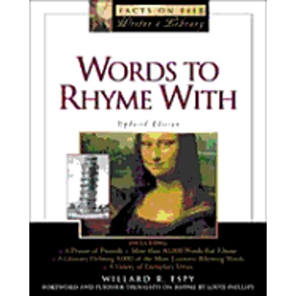 Pre-Owned Words to Rhyme With: For Poets and Songwriters (The Facts on File Writer's Library) (Paperback) 0816043132 9780816043132