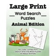 thumbnail image 1 of Wordsearch Fun for All Large Print Word Search Puzzles Animal Edition: 50+ Easy, Jumbo Print Search and Find Word Puzzles All About Animals, Book 3, (Paperback), 1 of 1