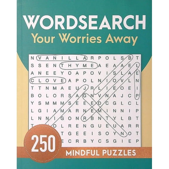Wordsearch Your Worries Away Mindful Puzzles