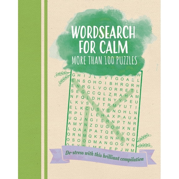 Pre-Owned Wordsearch for Calm: De-Stress with This Brilliant Compilation of More Than 100 Puzzles (Paperback) 1398820083 9781398820081