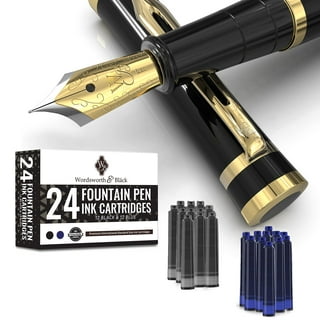 Metal Fountain Pen Calligraphy Fountain Pen 0.5mm F Nib with Refillable  Converter Gift Pen for Case for Women Men Journa 