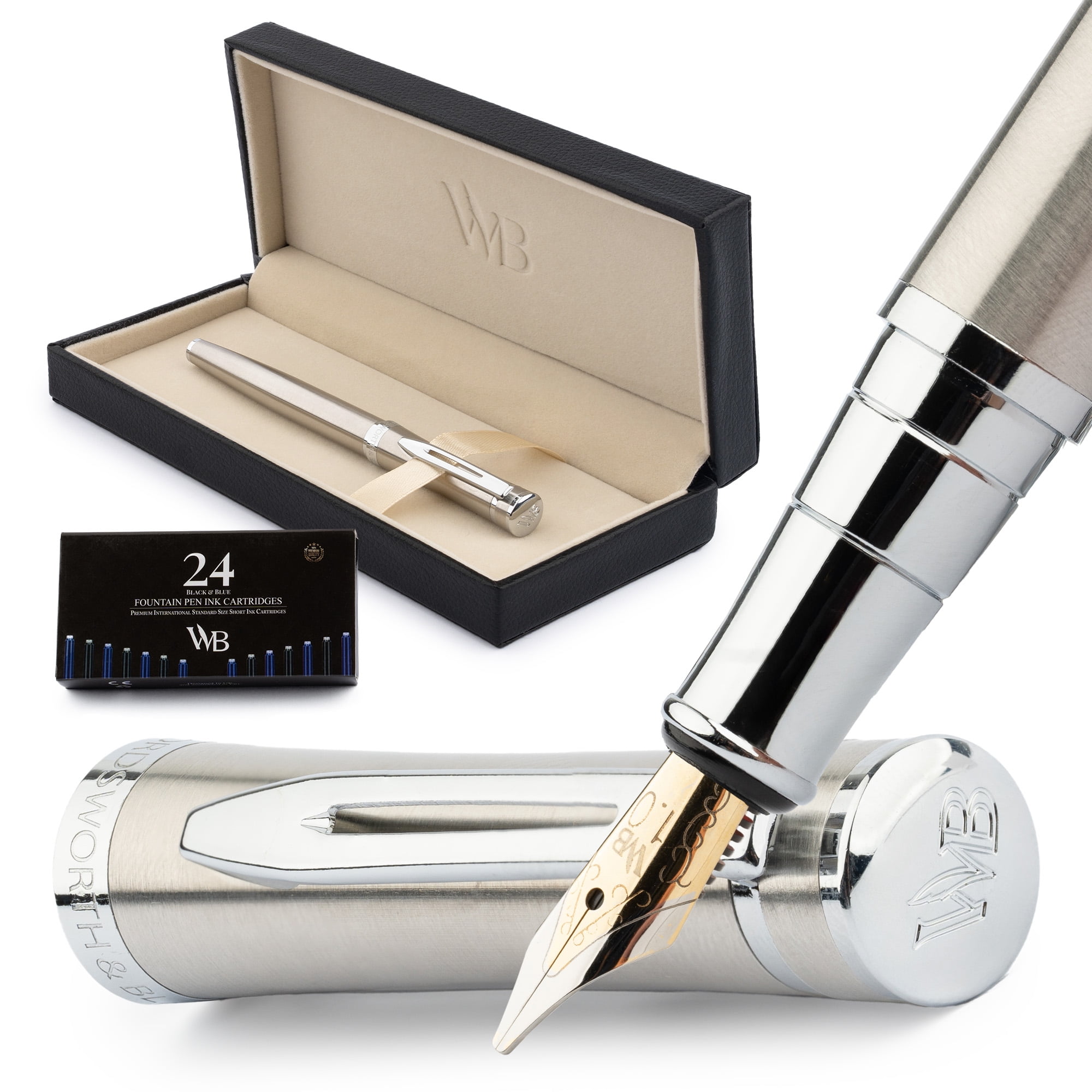 Fountain Pen Gift Set Wordsworth Black Fountain Pen Set Luxury