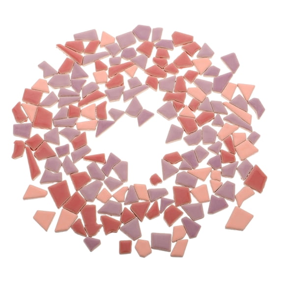 Worgeous 1 Bag Small Ceramic Irregular Mosaic Pieces For Diy Crafts Decorative Mosaic Tiles Porcelain Small Tiles For Garden Pool Art Projects