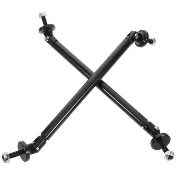 Worgeous 1 Pair Aluminum Alloy Front Bumper Splitter Strut Tie Rod Bar Rods For Car Modification