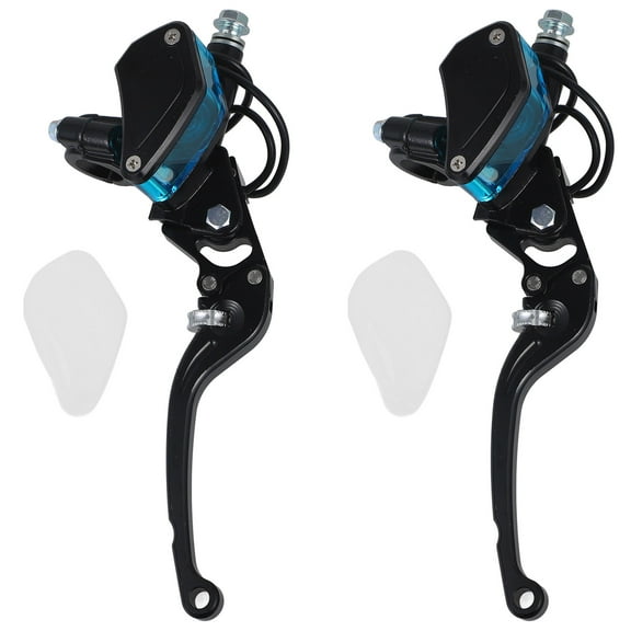 Worgeous 1 Pair Black Titanium Clutch Lever Motorcycle With Aluminum Alloy For Street Bike Scooter