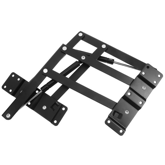HOOWIFFY Black Steel Drop Down Cabinet Hinge with Strong Support Hardware for Kitchen and Furniture