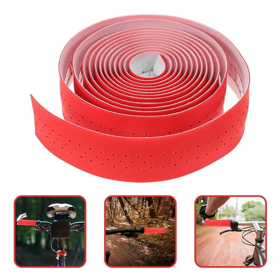 Worgeous 1 Pair Handlebar Straps Wraps with Bike Grips Cycling Tape for Road Bikes and Distance Riding Comfort