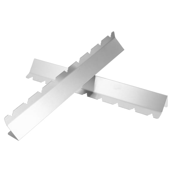 Worgeous 1 Pair Kebab Skewers Rack Stainless Steel Skewers Holder For Wood Bamboo Round Metal Flat Skewers Bbq Grilling Accessories