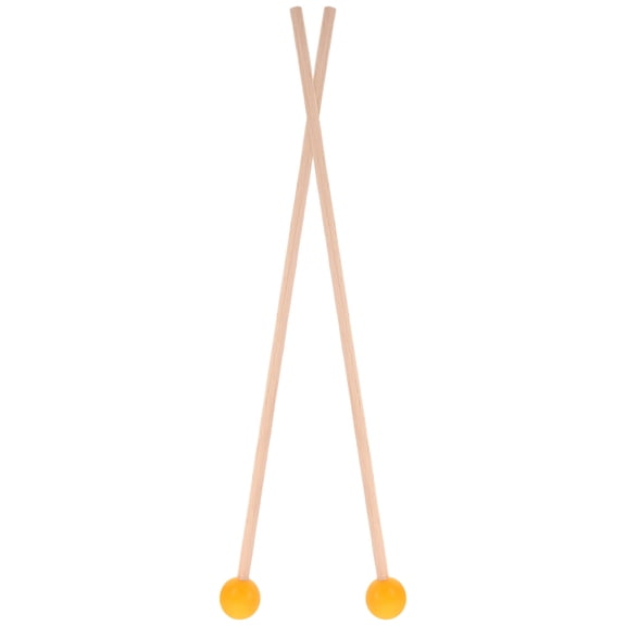 Worgeous 1 Pair Mallet Xylophone Drum Sticks Percussion Instrument Accessory Rubber Mallets Instrument Wood Percussion Sticks Xylophone Piano Sticks