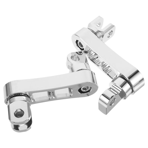 Worgeous 1 Pair Rear Footpeg Mounting Kit Aluminum Passenger Footpeg Support Motorcycle Foot Peg Extension Bracket for Repairing