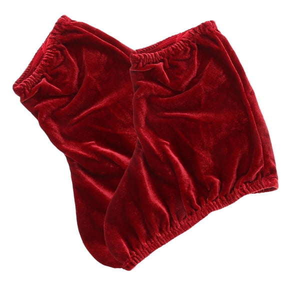 Worgeous 1 Pair Red Polyester Skate Protectors Fitted Shape for Figure Skating Ice Skating Roller Skating