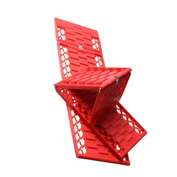 Worgeous 1 Pair Skid Plate Traction Mats Foldable Design For Car Tires In Snowy Weather