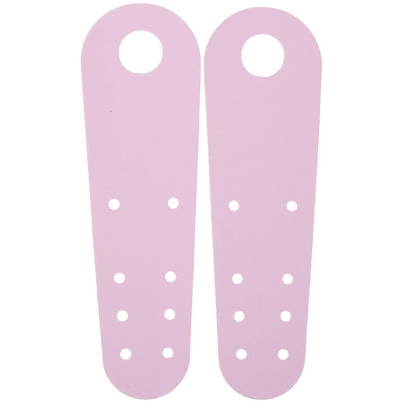 Worgeous 1 Pair Toe Guards in Purple Leather for Roller Skating and Protective Gear Usage