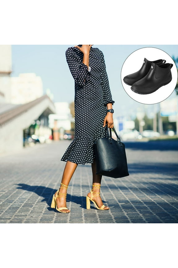 1 Pair Wear-resistant Work Shoes Kitchen Low-Top Shoes Waterproof Labor Boots