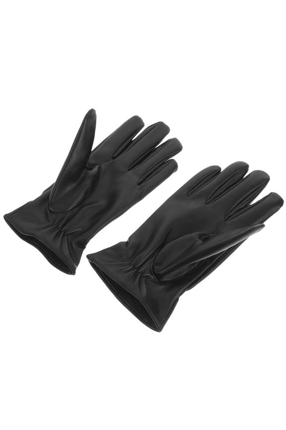 Touchscreen Gloves Waterproof Winter Womens Pu Fleece 1 Pair 8.84X3.54X0.39In