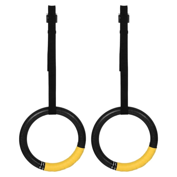 RENACLIPY Gymnastics for ABS Core Workouts, Pull Ups & Fitness Training Equipment, Black, 1 Pair