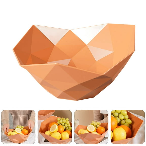 Worgeous 1 Pc Portable Fruit Holder Exquisite Fruit Plate Irregular Nuts Plate (L)