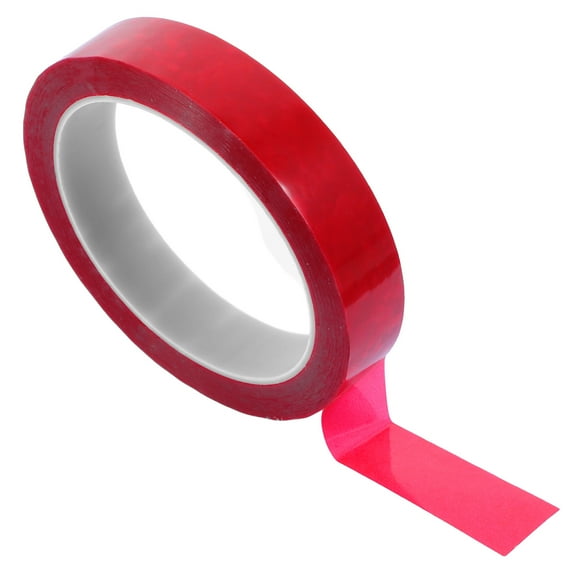 Worgeous 1 Roll Tamper Evident Tape for Sealing Boxes and Packages Ensuring Security and Preventing Unauthorized Access Suitable for Office Use and Shipping Red