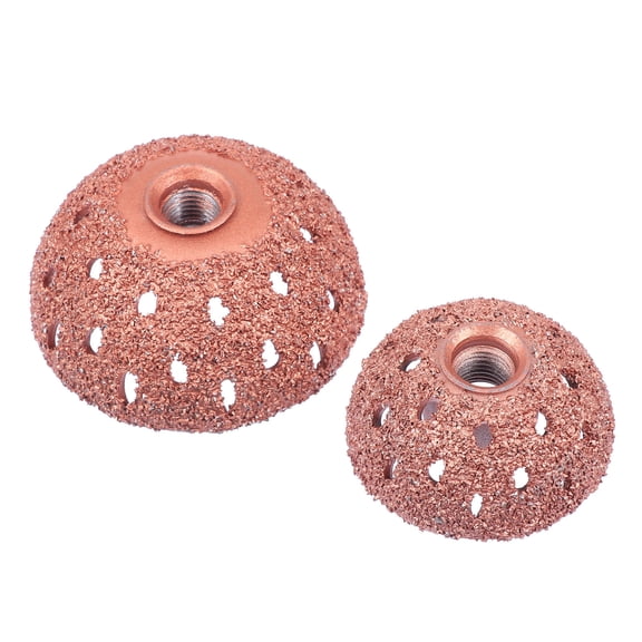 Worgeous 1 Set/2pcs Tire Buffing Wheel Hard Alloy Tire Buffer Dome Buffing Wheels