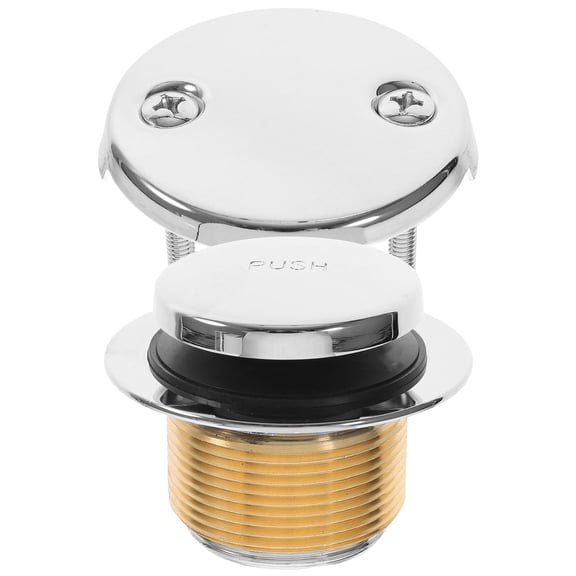 ETHZZLE 1Set Stainless Steel Bathtub Drain Trim Kit Plated Silver Tub Drain Plug for Bathroom