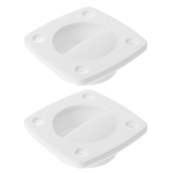 Worgeous 1 Set Boat Hatch Handle Marine Cabinet Pull Nylon Flush Pull Handle Cabinet Recessed Lid Handle