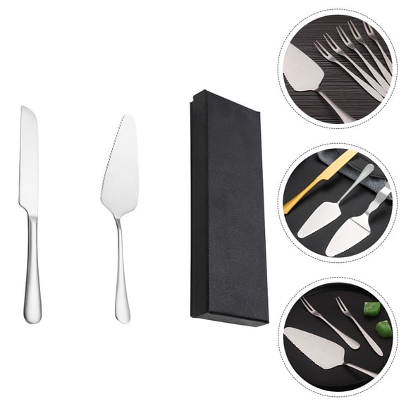 Worgeous 1 Set Cake Utensils For Wedding Silver For Home Users