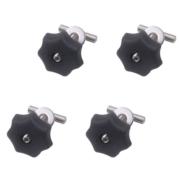 Worgeous 1 Set Car T-Track Rail Fixing Screws Bolt Knob Kits Car Rail Fixtures