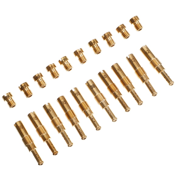 Worgeous 1 Set Carburetor Replacement Parts Carburetor Jet Kit Main And Auxiliary Measuring Holes High Pressure Hose Nozzle Sprayer Injection Hose Clamps