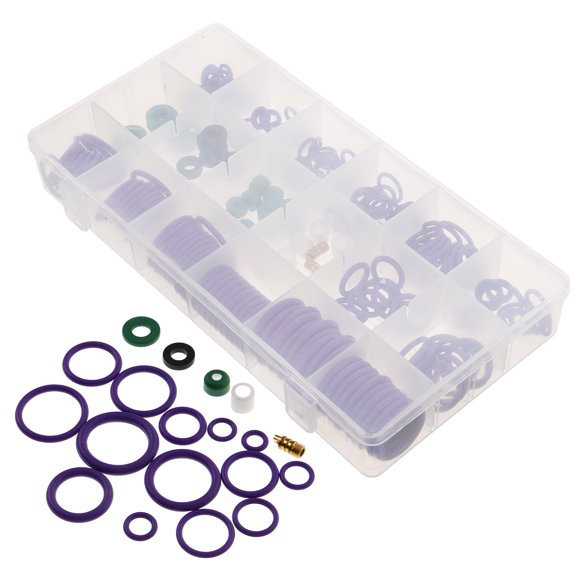Worgeous 1 Set Compressor Kit Rubber Sealing Parts for Car Air Conditioning System Automotive Repair