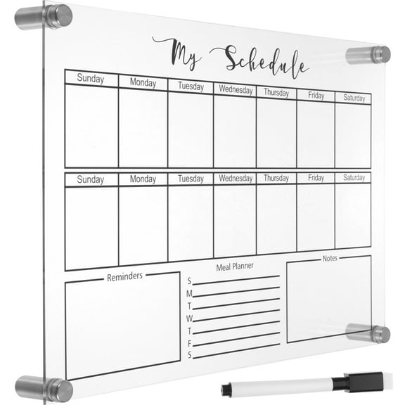 Worgeous 1 Set Desktop Whiteboard Small Dry Erase Board Desktop Dry Erase Board Hanging Whiteboard
