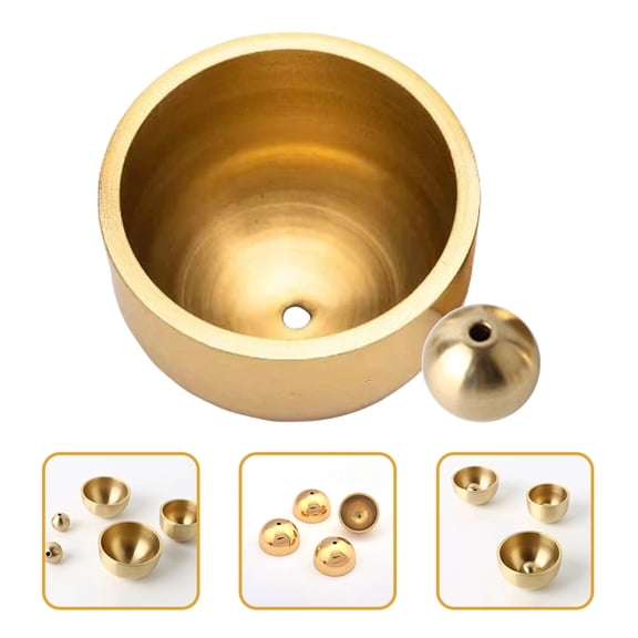 Worgeous DIY Assembly Door Chime Copper Golden 1 Set 1.5x1.5in