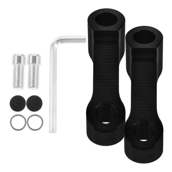 Worgeous 1 Set Motorcycle Rearview Mirror Mount Risers Motoryccle Mounting Brackets Motorcycle Rearview Mirror Extender