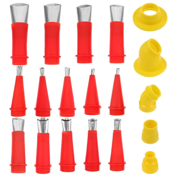 Worgeous 1 Set Replacement Caulk Tools Removable Nozzles Applicator Tips Supplies For Silicone Sealant And Epoxy Applications