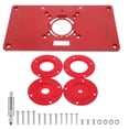 thumbnail image 1 of Worgeous 1 Set Router Base Plate Woodworking Trimming Machine Insert Plate Router Plate, 1 of 8