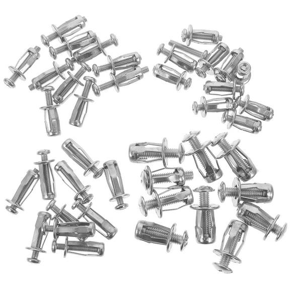 HOOWIFFY Jack Nuts Screw Fasteners Silver Carbon Steel License Plate Mounting Hardware 1 Set Durable and Rust Resistant