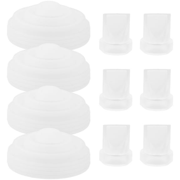 Worgeous 1 Set Silicone Diaphragms And Valves Easy To Clean Replace Valves Ensures Fresh Milk Storage Breast Pumps Replacements Parts Compatible For Momcozy