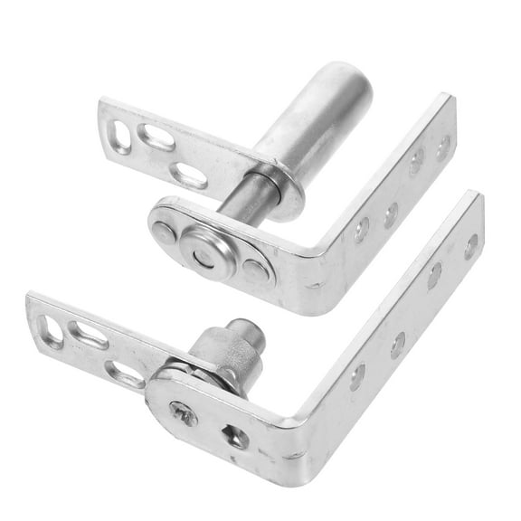 Worgeous 1 Set Stainless Steel Swinging Door Hinges Self Closing Hinges Heavy Duty Door Pivot Hinges Swinging Doors Hinges for Cafe Saloon Doors