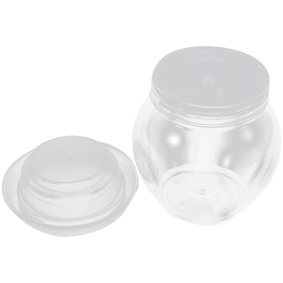 Worgeous Small Clear Jars Pickle Vegetable Jar Transparent Plastic 1 Set