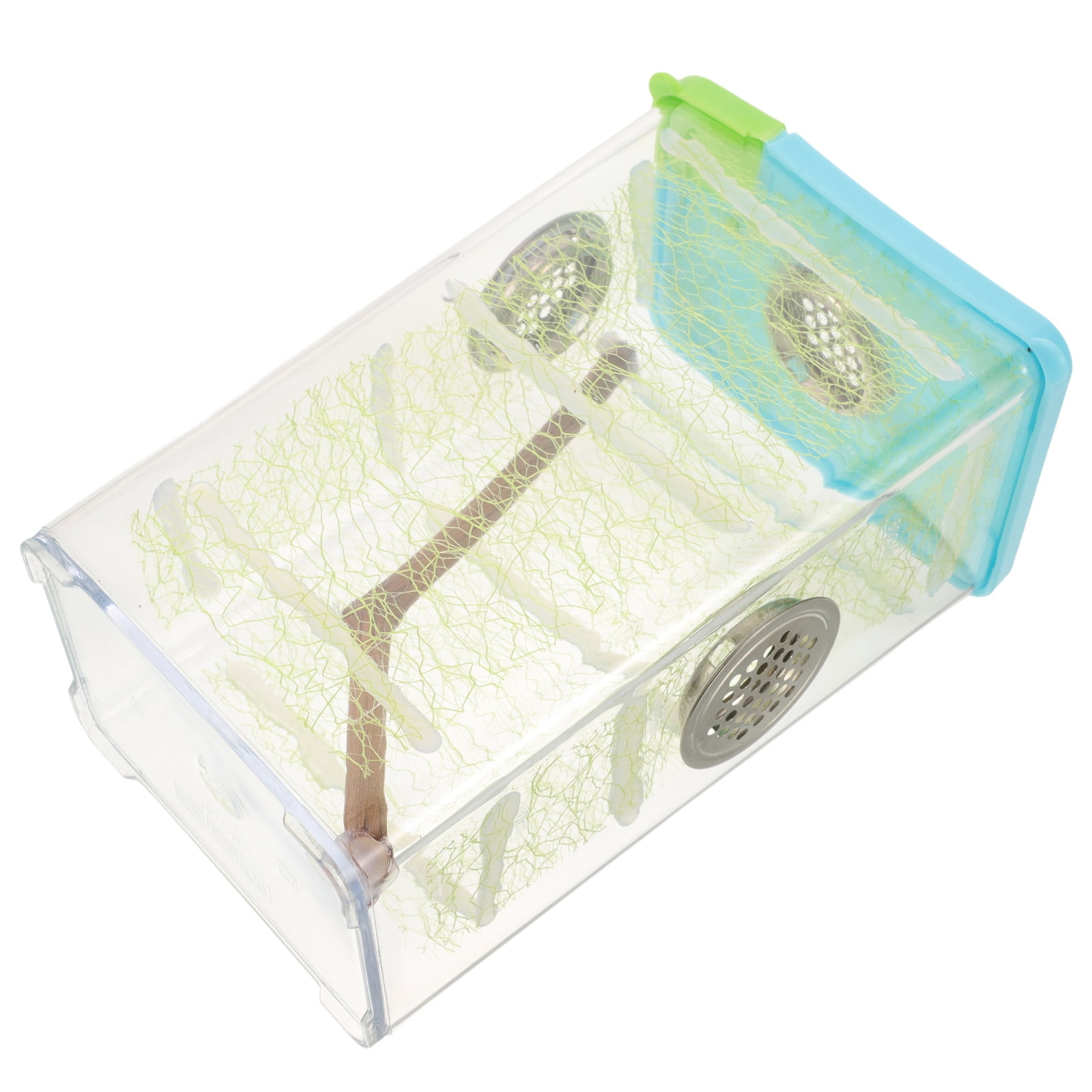 Worgeous 1 Set Terrarium Jumping Spider Feeding Box Snake Cage Habitat Feed Box Jumping Spider Enclosure Transparent Reptile Tank Transparent Reptile Feeding Box