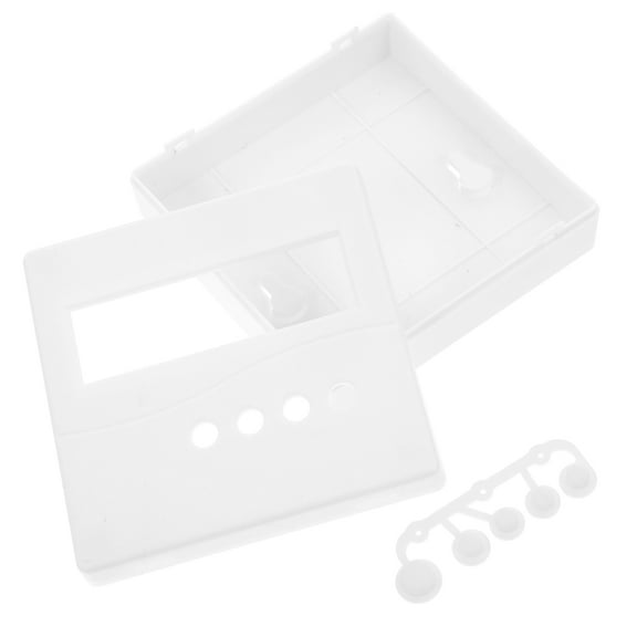 Worgeous 1 Set of Thermostat Cover Instrument Electrical Box Thermostat Switch Box Small Controller Case Temperature Controller Box Digital Thermostat Switches Case