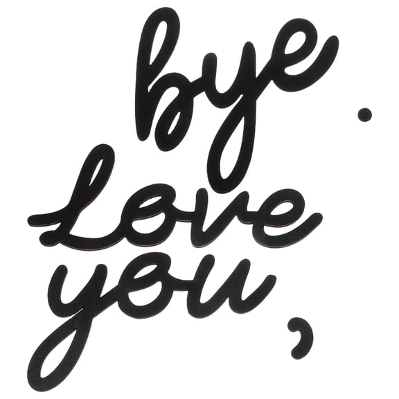 WHAMVOX Black Wood Love Signs for Home Decor Easy Installation Unique Craftsmanship Longlasting Quality for Decoration
