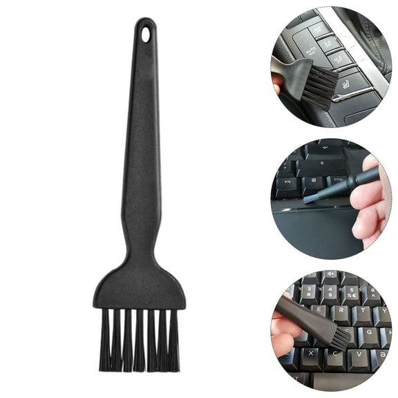Keyboard Kit with 6 Pieces Computer Cleaning Tools Made of Durable Plastic Black for Various Scenes