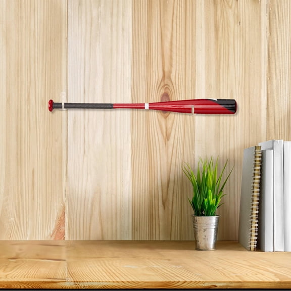 Worgeous 1 Set of Acrylic Baseball Bat Rack Showing Bat Stand Multi-Functional Bat Support Storage Bat Rack